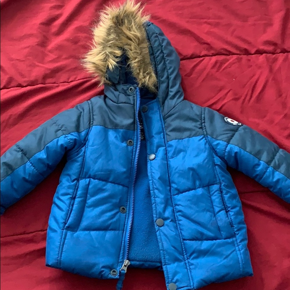 Ben Sherman Puffer Jacket with fur good